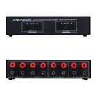 2 в 2 Выход пассивный аудио переключатель сигналов коробка 2 усилителя пара динамиков переключатель 200 Вт T0678