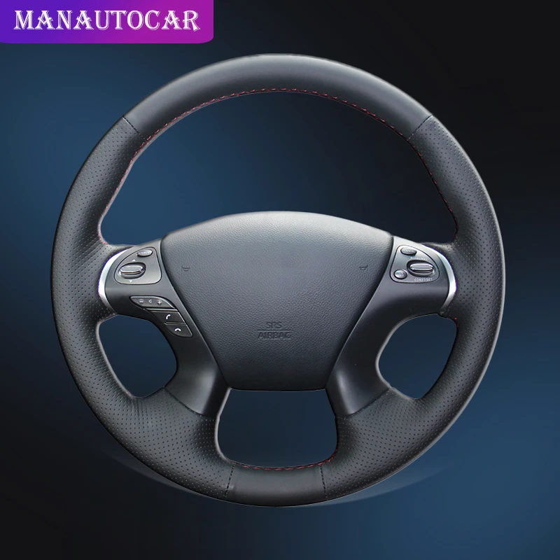 Оплетка на руль автомобиля для Infiniti JX35 M M25 M35 M37 M56 Q70 QX60 Nissan Murano Pathfinder