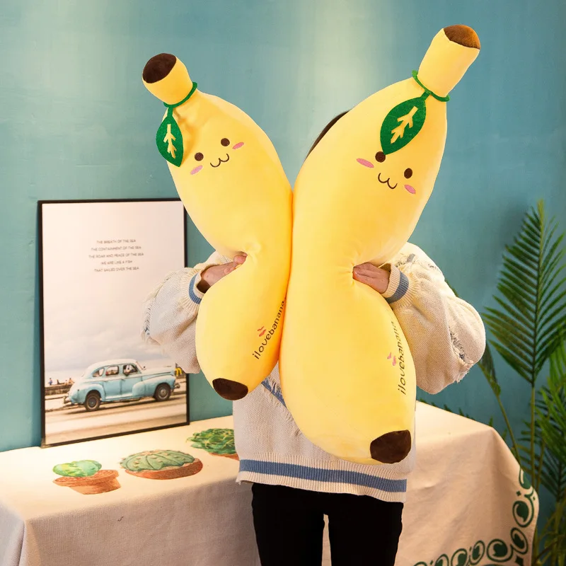 Мультфильм Плюшевая Игрушка-банан милый подушка в форме фрукта чучело игрушки