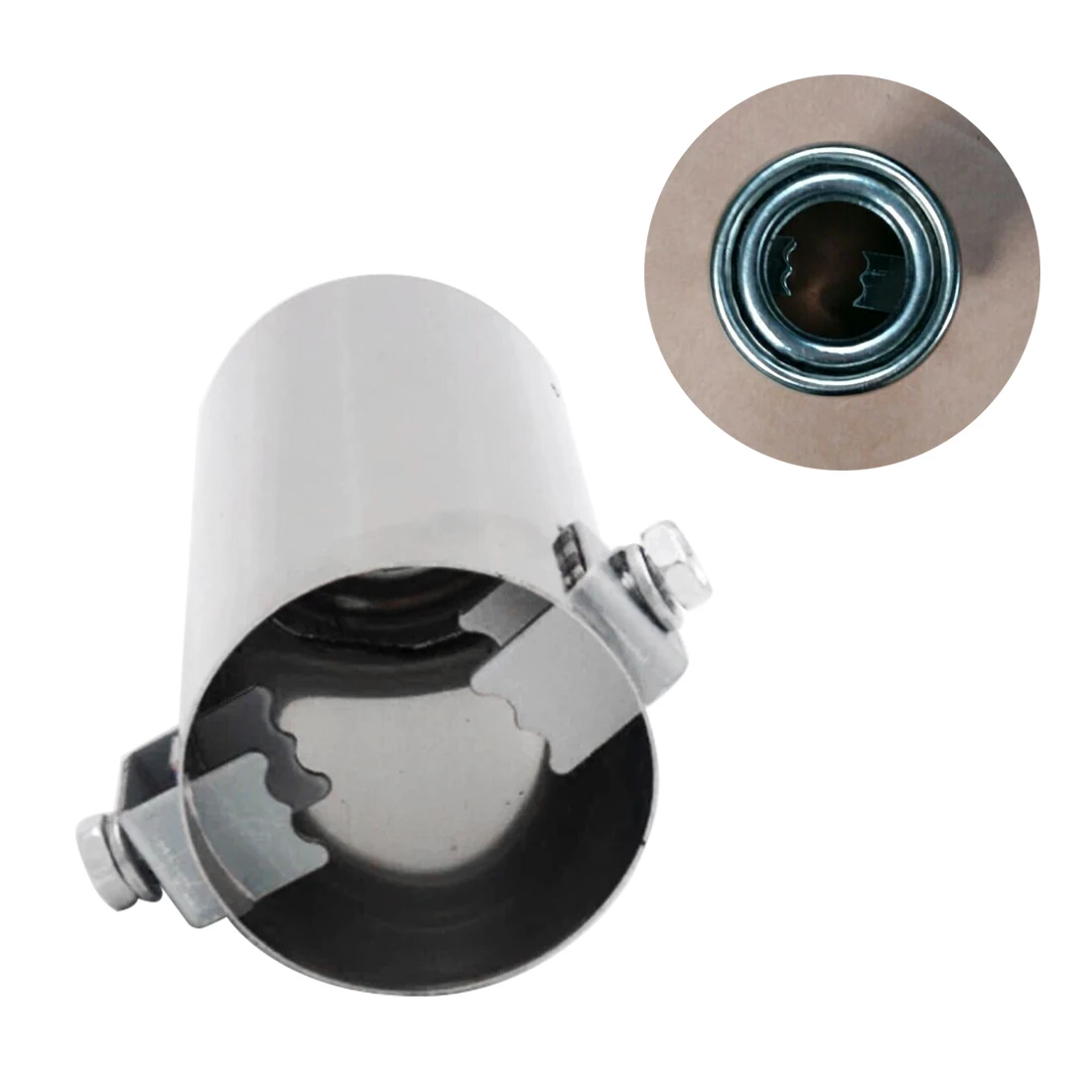 Наконечник универсального автомобильного глушителя насадка на выхлопную трубу