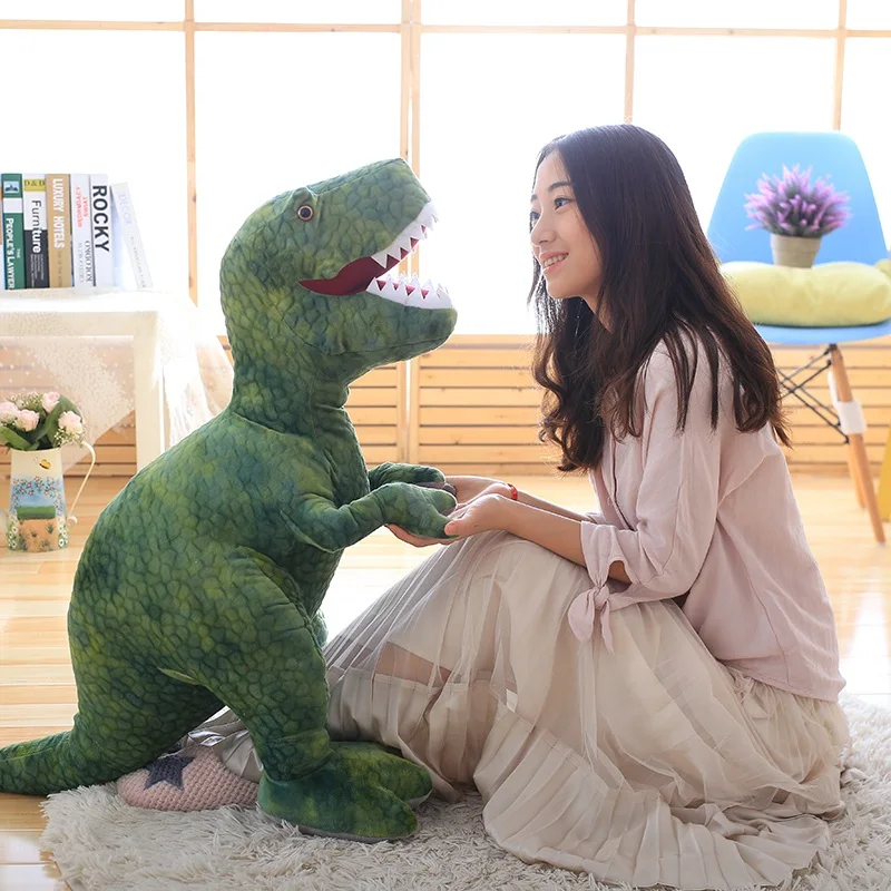 

Nice Huggable Dinosaur Plush Toys Cartoon Simulation Tyrannosaurus Cute Stuffed Toy Dolls for Kids Children Boys Birthday Gift