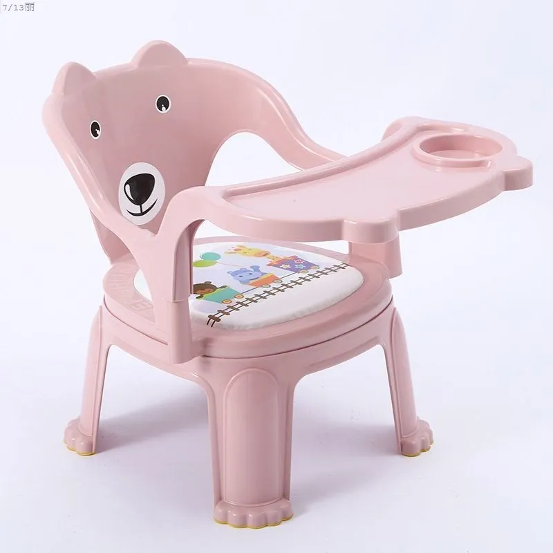 Children's chair with a plate with cushions, baby benches, children's eating stools, baby chairs kids desk and chair set