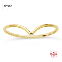 14K Gold Filled Chevron Ring Boho Gold Jewelry Minimalist Knuckle Ring Anillos Mujer Gold Accessories Rings for Women