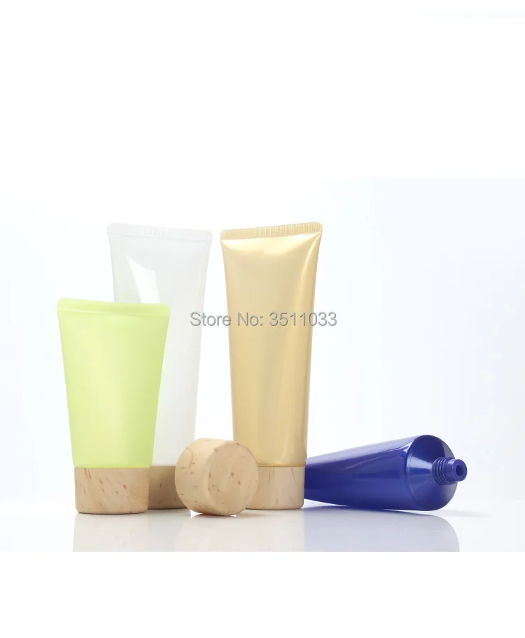 100 мл черная белая косметика многоразовая Мягкая трубка зеленый синий лосьон