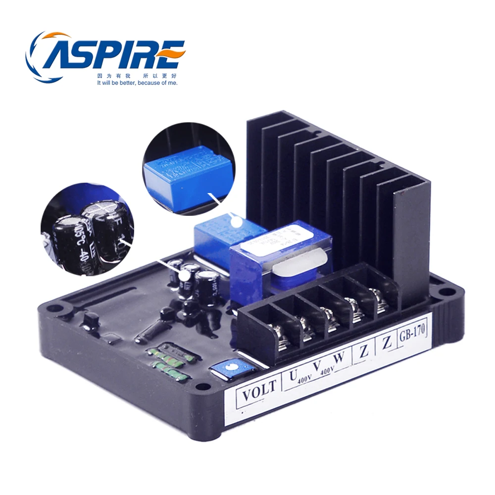 AVR GB170 STC щеточный регулятор напряжения дизельного генератора. Детали для