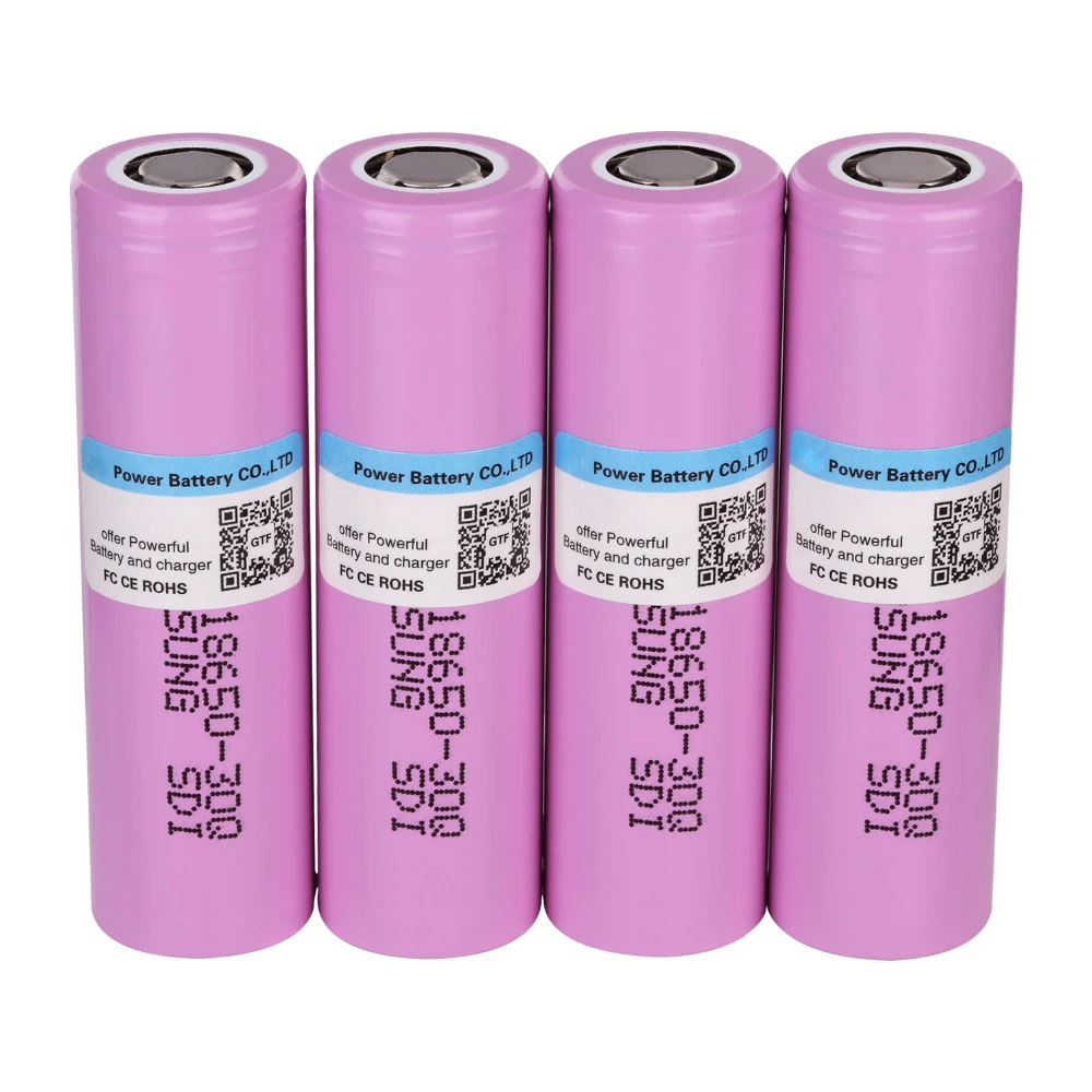 3.7V 3000mah 18650 Battery for Samsung 30Q INR 18650 30Q 20A Rechargeable Li-ion Battery Replacement Exteral Battery