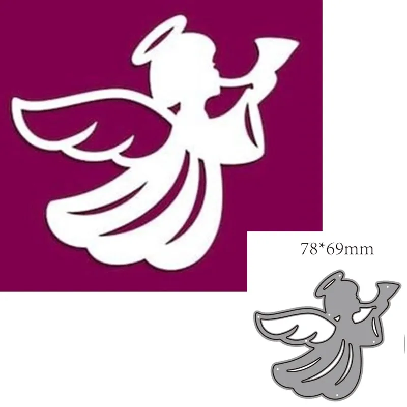 

Металлические режущие штампы, формы для украшения ангела, бумага для скрапбукинга, нож для рукоделия, лезвия для перфорации, трафареты