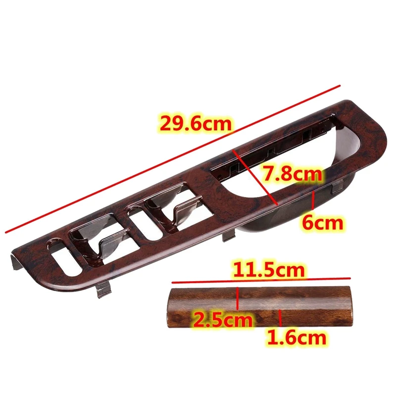 Автомобильная деревянная оконная панель управления для VW Passat Jetta Golf Mk4 1998 1999-2004