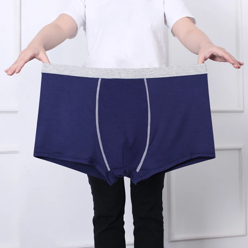 Men Boxer Large Male Plus Size Underwear Loose Boxer Briefs Soft Breathable Material Panties 5XL , 6XL , 7XL