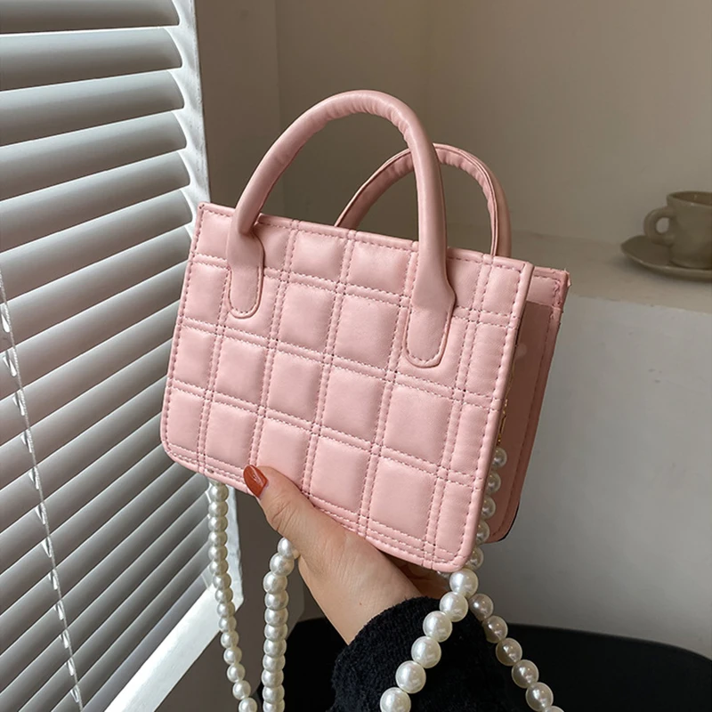 

Корейская модная Ретро ромбовидная сетчатая вышитая нить маленькая квадратная сумка женская Портативная сумка-мессенджер на одно плечо