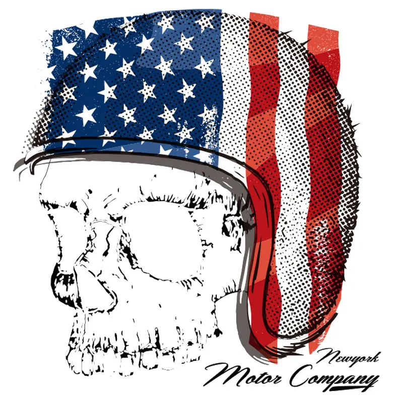 

Cute Animal Set Iron On Clothing Sticker Puppy Flex Fusible Transfer Applique T-Shirt Thermal Patch Ironing Application USA Flag