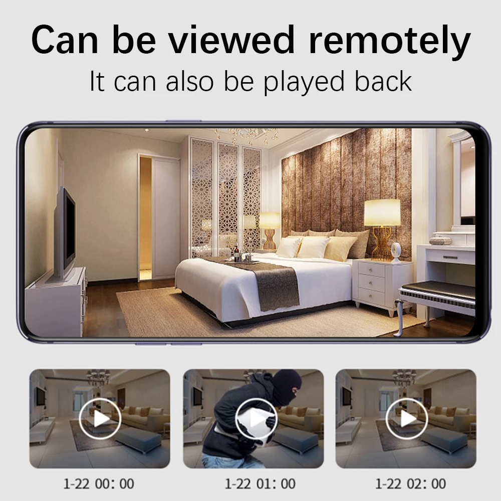 

1080P HD Smart Mini Camera Wifi Surveillance IP Camera AI Human Detection Loop Recording Home Security Camera