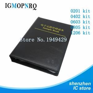 1 книга 170 значения 42508500 шт. 0201 0402 0603 0805 SMD резистор 1206 0R  10 м