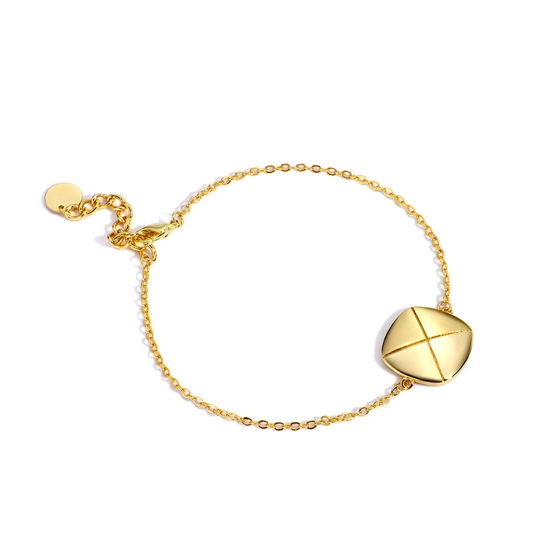 

TOSAKO New Bracelet Adjustable Gold Plated Chain for Women Geometric Anniversary