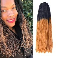 18inch dreadlocks sister locks crochet braids hair synthetic dread locks braiding hair extension ombre brown blonde black color
