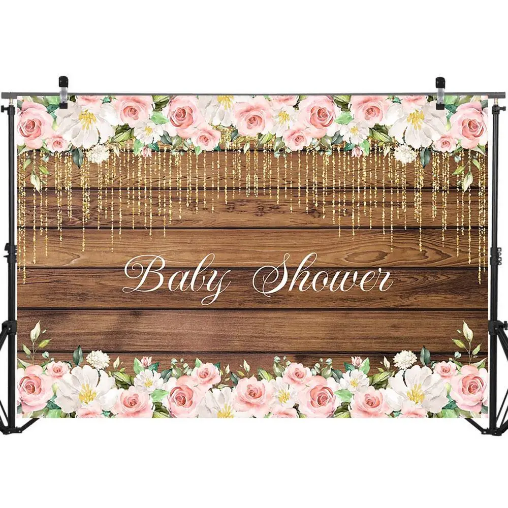 Тканевый фон Nitree с деревенским цветочным рисунком для студийной фотосъемки в