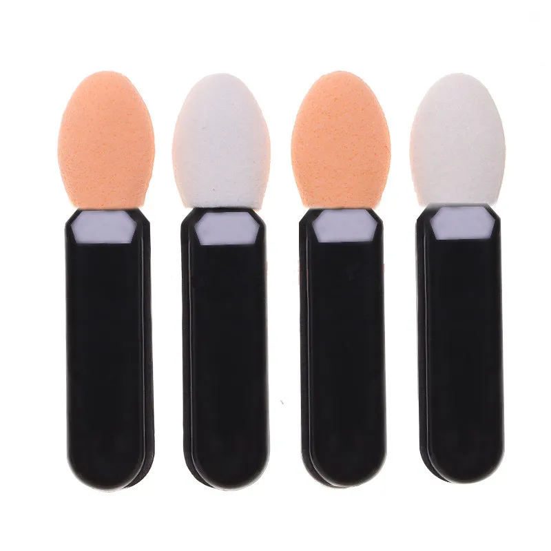 10Pcs Single-end Sponge Nail Powder Puff Brush Eyeshadow Stick Makeup Manicure Nail Art Tool