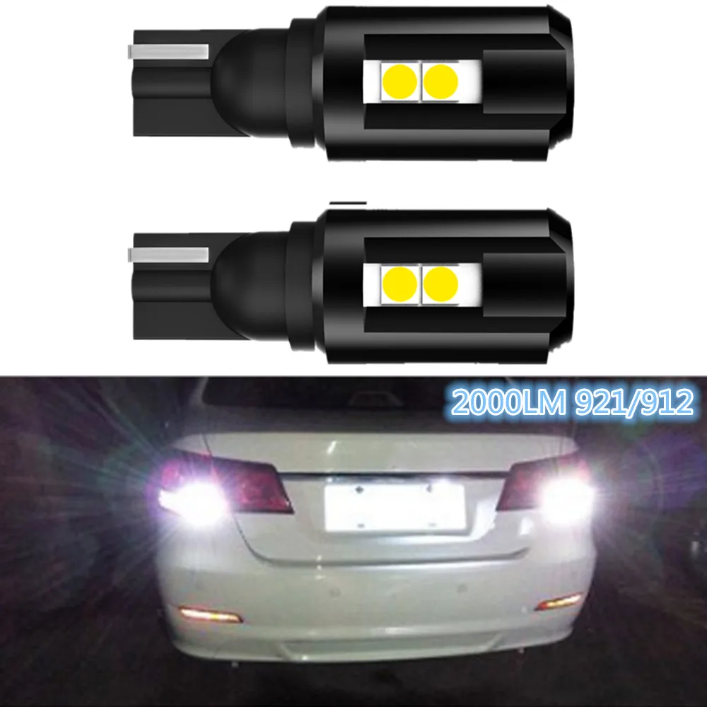 Супер яркий 2000LM T15 светодиодный автомобильный светильник T16 W16W 912 921 906 резервный