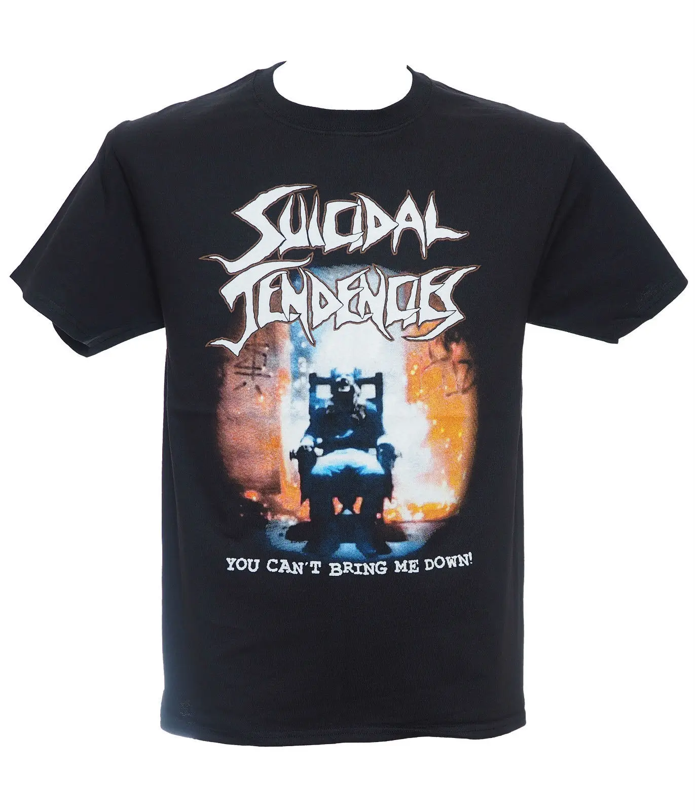 

Suicidal Tendencies You Cant Bring Me Down Official T Shirt New M L Xl 2Xl Fashion Men T Shirts Round Neck Punk Tops