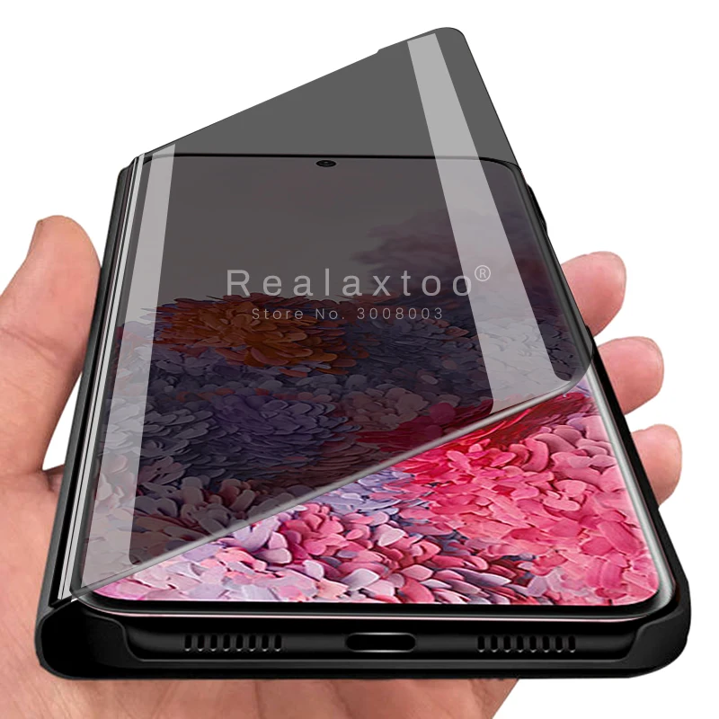 Зеркальный флип чехол для Xiaomi Note 3 10 Lite Max Mix 2 5X 6X 6 8 9 SE Play CC9 CC9E K30 Pro|Бамперы| |