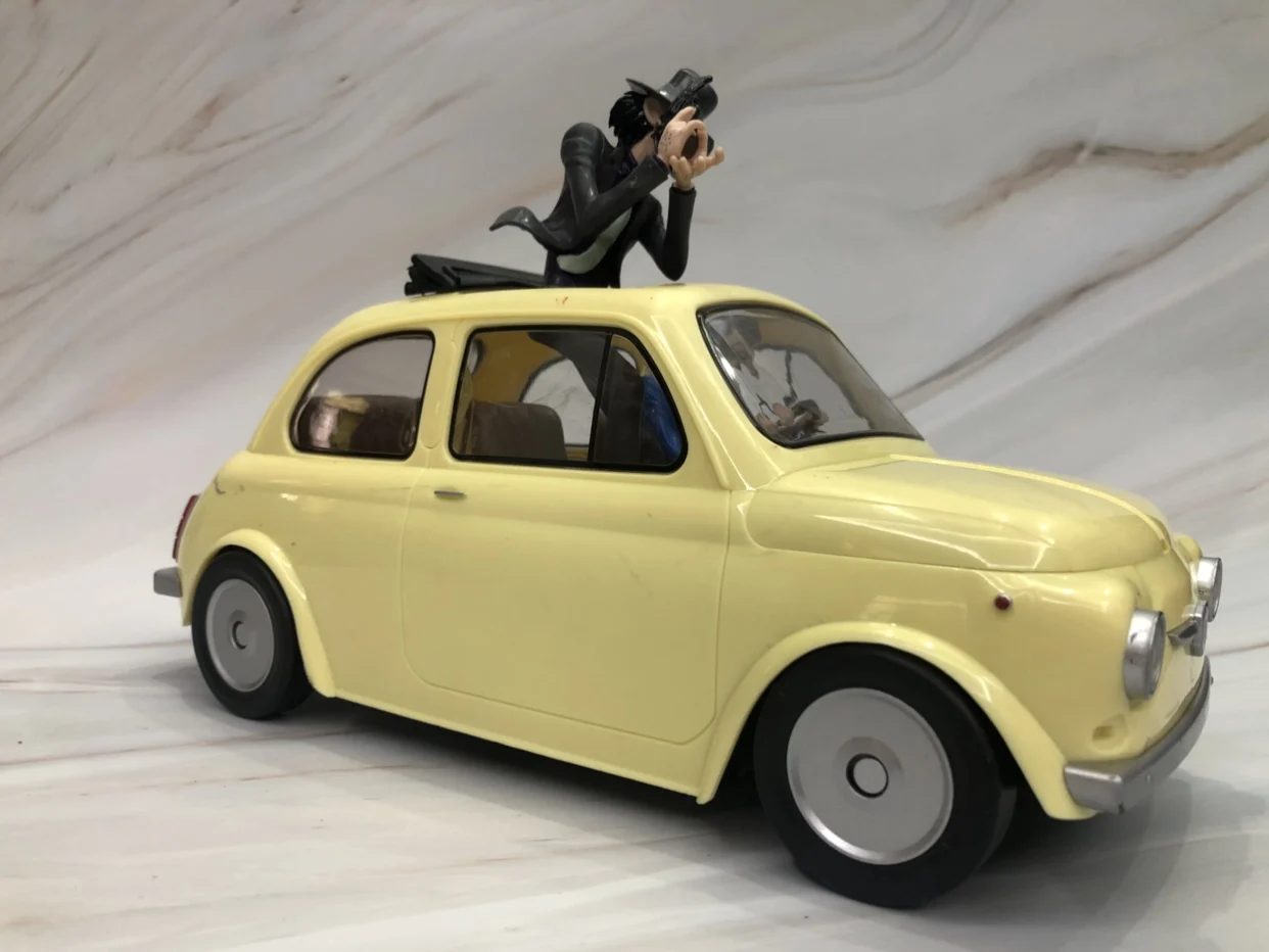 

Original 15cm Lupin III Rupan Sansei Driving Car Movies Moment Action Figure Collectible Model Loose Toy Gifts