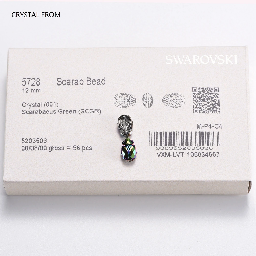 Scarab бусины из кристаллов Swarovski 1 шт. 5728-12 мм ручной работы ювелирные аксессуары |