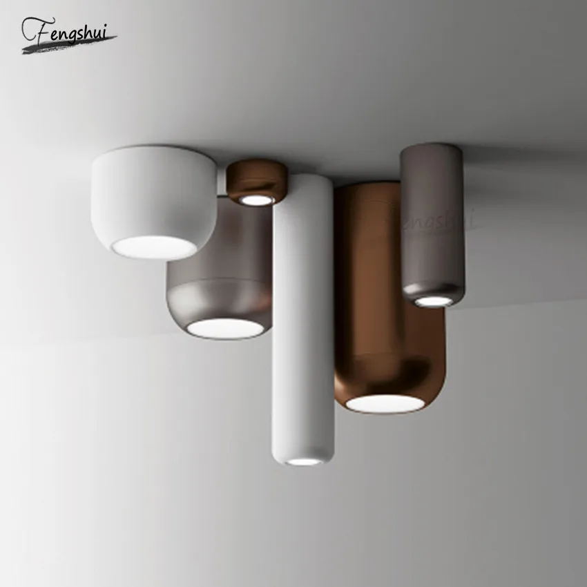 Современная светодиодная настольная длинная трубка потолочный светильник для