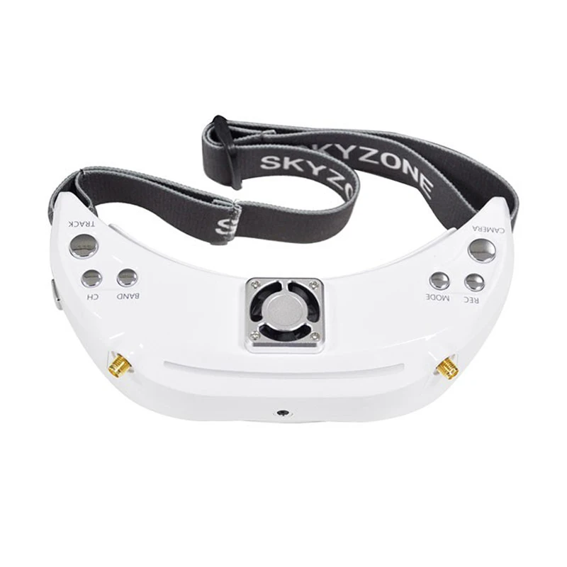 SKY03 White Skyzone SKY03 SKY03O O светодиодный SKY03S 03O 03 S 5,8 ГГц 48CH разнообразие FPV очки поддержка OSD DVR HDMI с головным трекером светодиодный вентилятор для RC - Цвет: SKY03 White