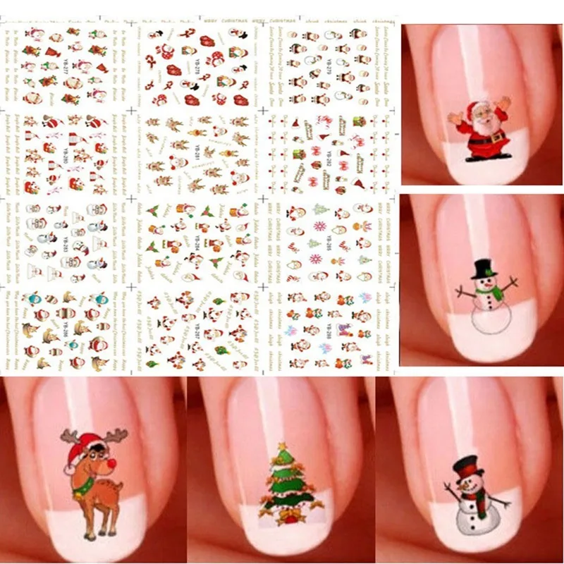 1 лист 12 шт. наклейки для ногтей|Стикеры и наклейки| |
