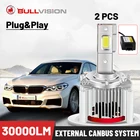 Светодиодный налобный фонарь D1S 30000LM Canbus без ошибок HID D2S D3S D4S D5S D8S D1R D2R D3R D4R 6000K CSP чип 35 Вт 1:1 Plug  Play для объектива 12 В