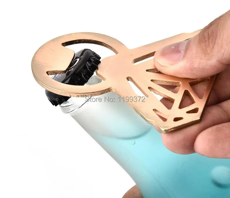 100 шт Алмазная кольцевая открывалка для пива из нержавеющей стали содовая вино
