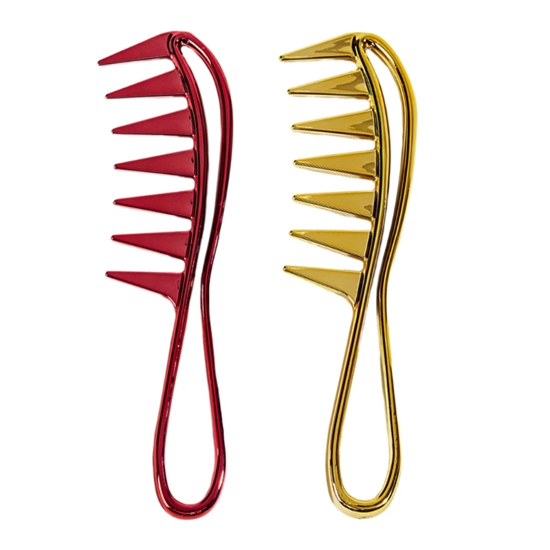 

Wide Tooth Detangling Comb Anti-Static Detangle Shower Combs Styling Tool for Long Thick Curly Wet Dry Hair Home Salon Use