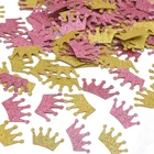 100 штук розовое золото короны бумажные конфетти для тематической вечеринки ребенок принцесса Мальчик День Рождения ребенок душ украшения для свадебного стола