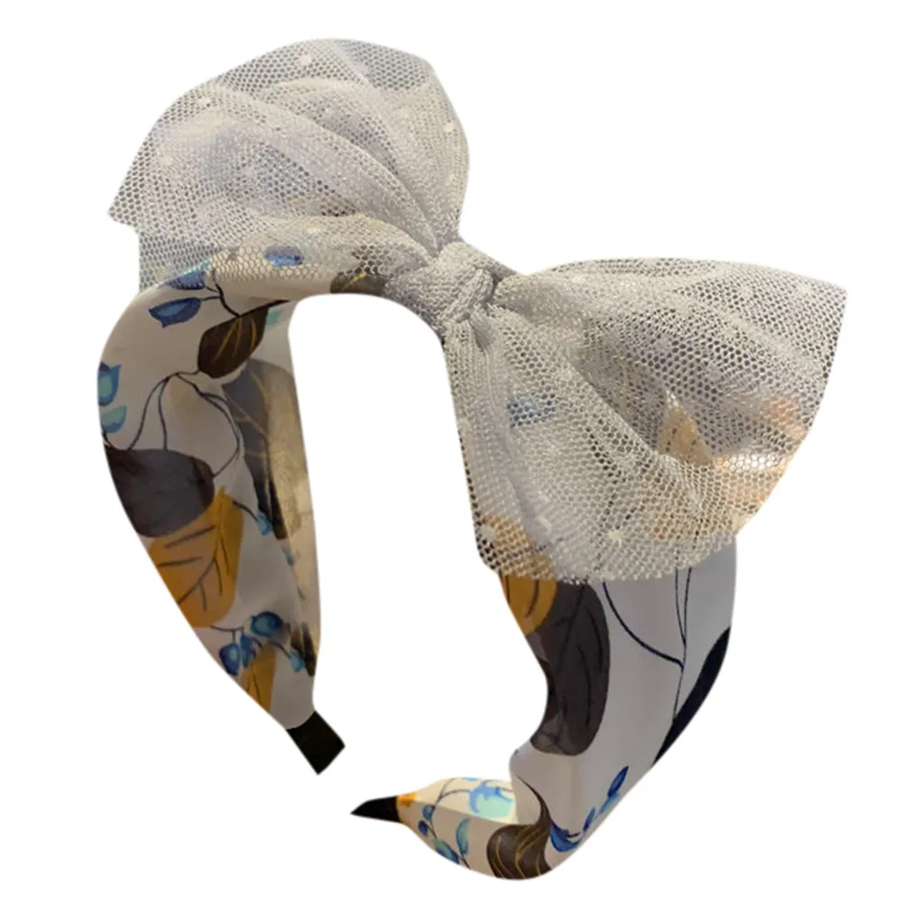 

Ladies Hairbands Fashion Bow Decorations Cross Top Hairbands Elastic Hairbands Girls Face Wash Turban Headwear Hair Accessories