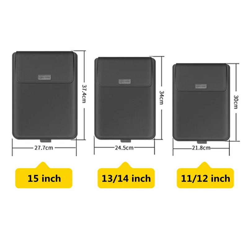 Ультра-тонкий чехол для ноутбука водонепроницаемый 13 14 15 дюймов Macbook Air Pro Xiaomi Dell