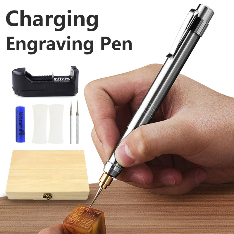 

3.7V Cordless Recharge Engraver Electric Pen Electric Drill For Engraving Drilling Drills Dremel Mini Drill Machine With Box