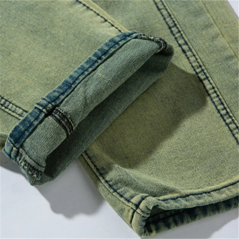 

Wash water green Women Denim Pant 2021 Spring Autumn Hip hop Loose Straight Jeans Streetwear Female Trousers