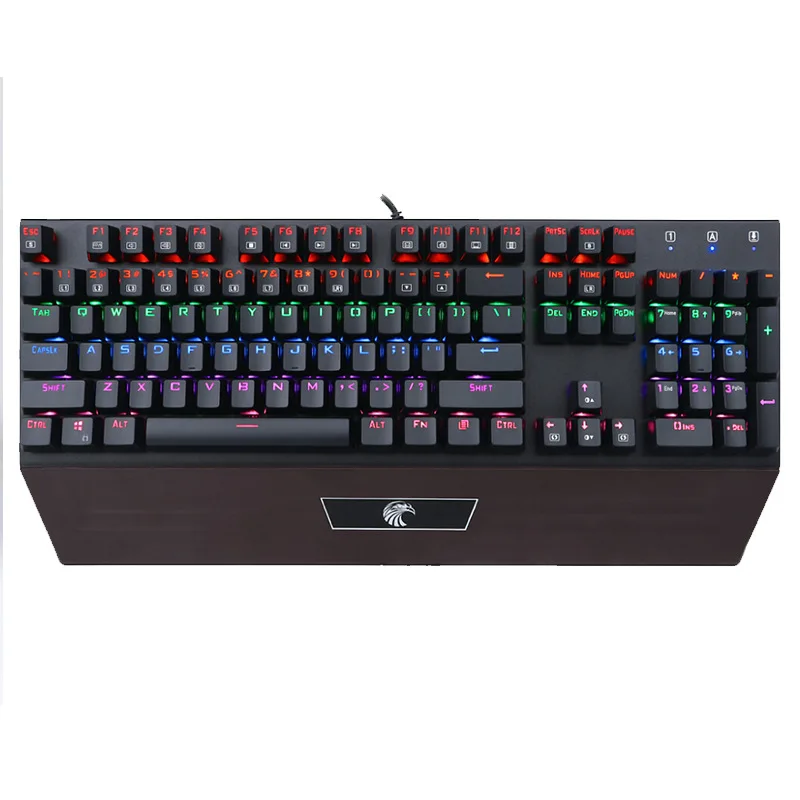 

104 Keycaps Wired Gaming Keyboard Mechanical Backlit Keyboards USB Keyboard Waterproof Computer Game Keyboards