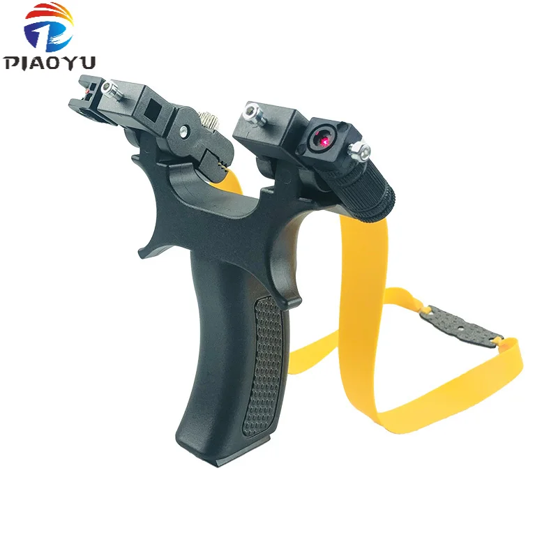 Смола Slingshot Охота катапульты лазерный прицел Высокая точность съемки с резиновой