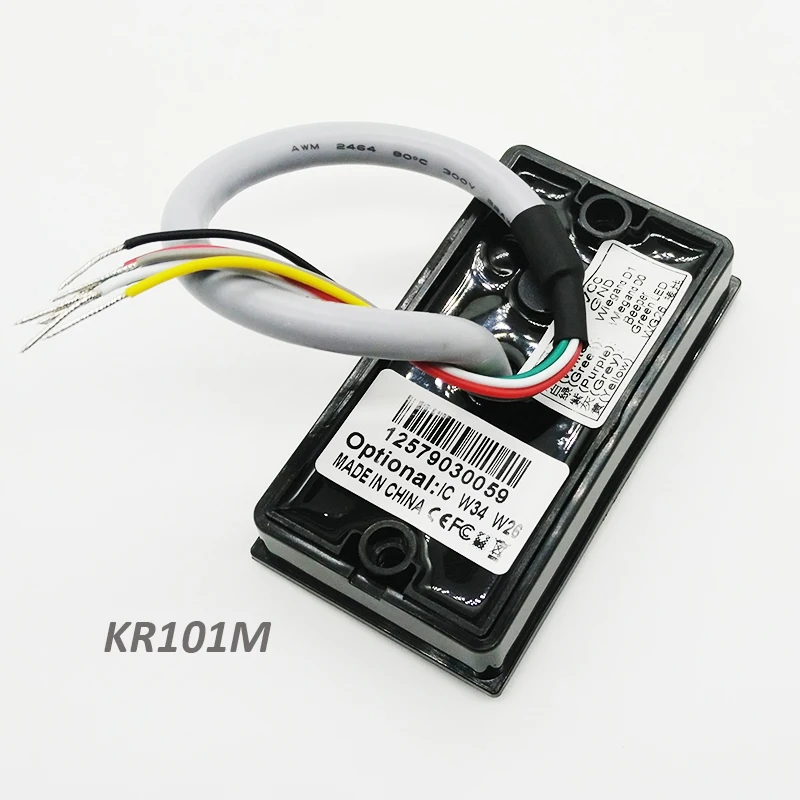 KR101E KR101M KR300 Wiegand 26 34 RFID 125Khz IC 13.56mhz Door Access Control System Slave Card Reader | Безопасность и защита