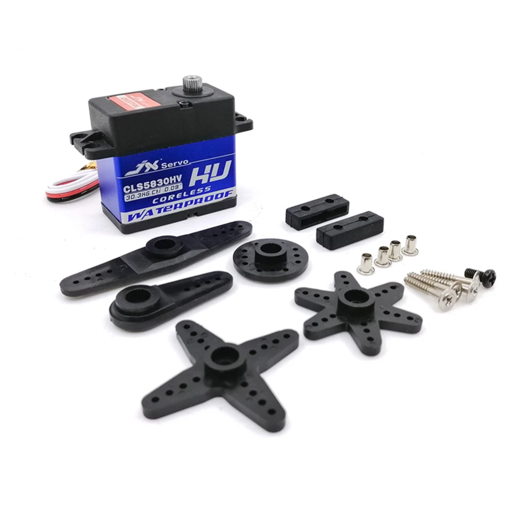 

CLS5830HV 30KG Large Torque Waterproof Metal Gear Digital Coreless Servo for RC Car Crawler TRX4 SCX10 RC Boat RC Model