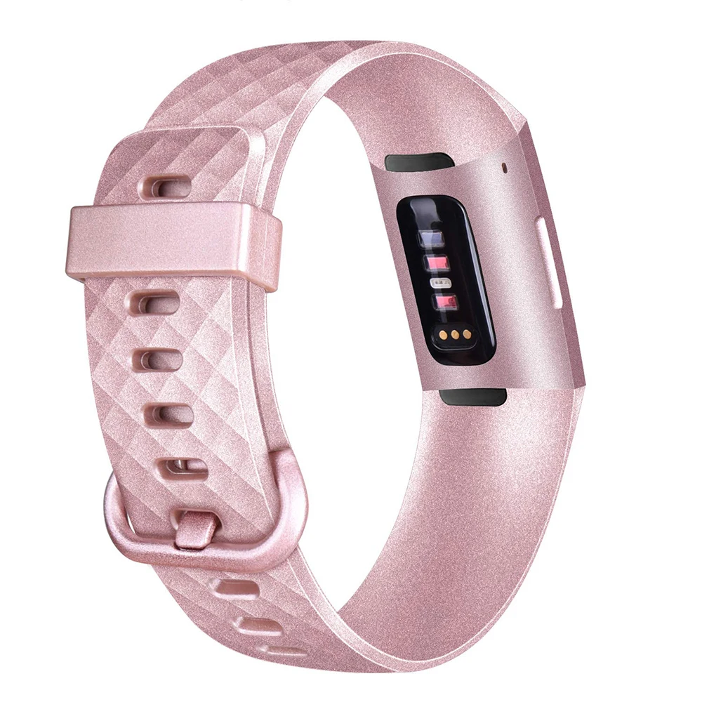 Сменный фитнес-спортивный браслет для Fitbit Charge 3 розовое золото серебро Смарт-часы браслет для Fitbit Charge 3