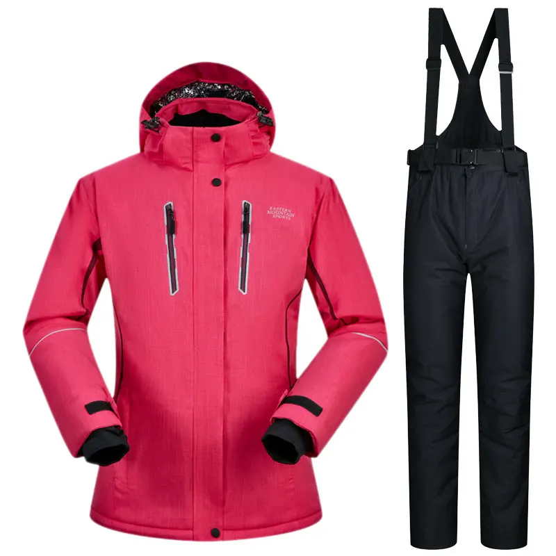 

Snowboard Suits Women Winter Windproof Waterproof Female Ski Jacke and Snow Pants Sets Super Warm Brands Women Ski Suit Brands