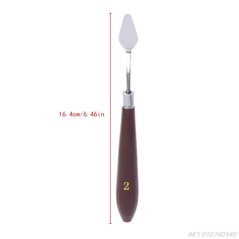 

Artist Stainless Steel Palette Knife Spatula Scraper for Mixing Oil Painting N23 20 Dropshipping