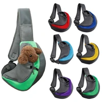 pet carrier outdoor travel dog shoulder bag mesh oxford single comfort sling handbag tote pouch for small and medium dog sl