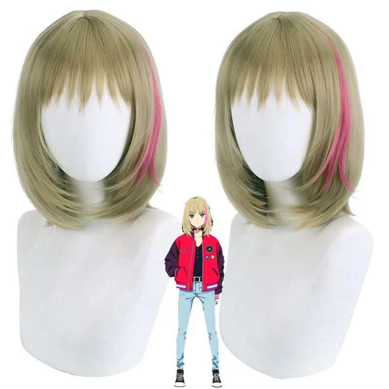 

Kawai Rika Wig Anime Wonder Egg Priority Cosplay Halloween Costume for Women