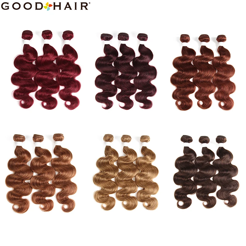 

Body Wave Human Hair Bundles Brazilian Weave Bundles 1PC Non-Remy Hair Extension GOOD HAIR 8-26 Inch Hair Bundles