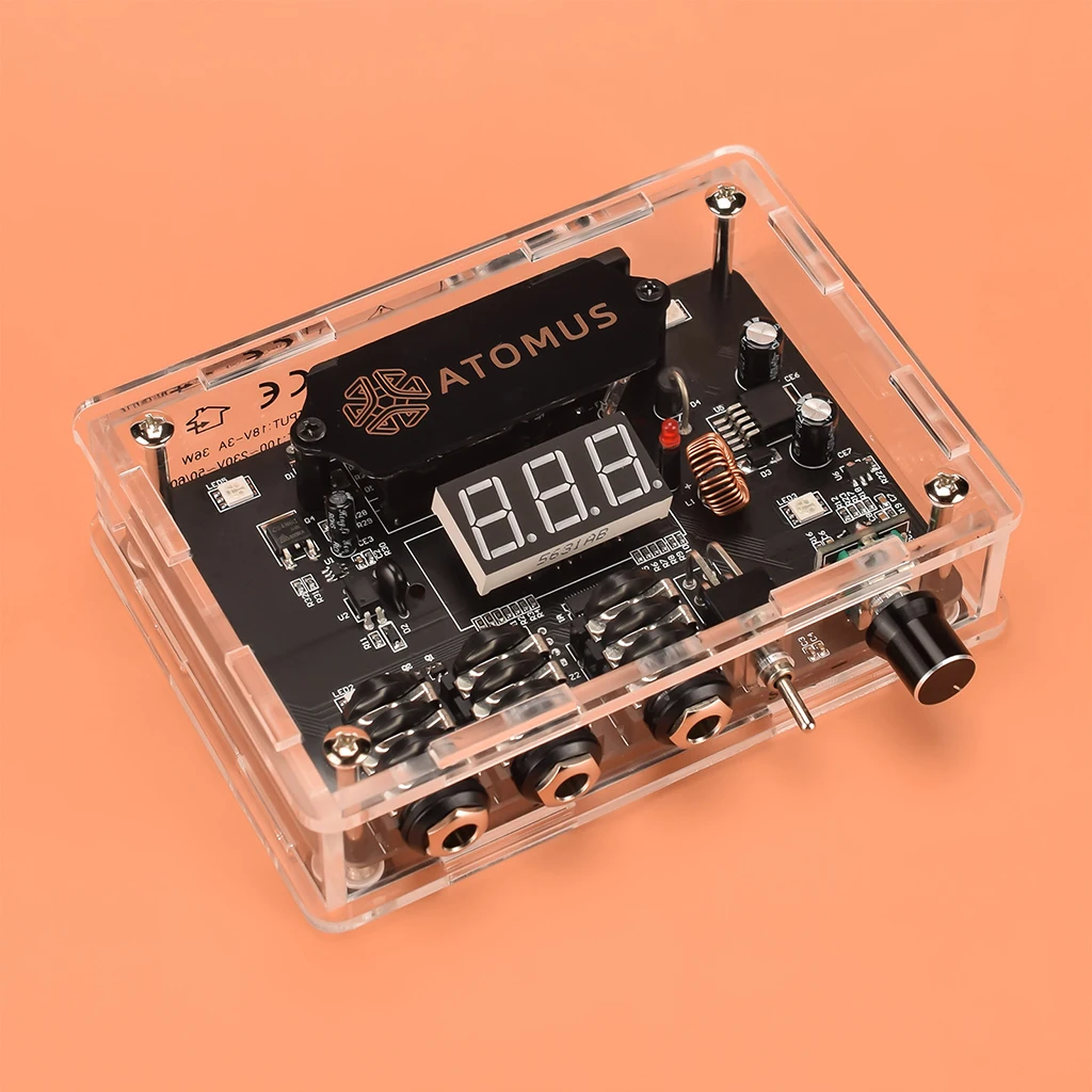 

1Pcs New Transparent Double Digital Display Tattoo Power Supply Machine