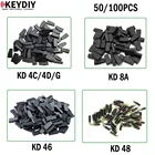 Чип транспондера KD, чип KD 8A H ID4C ID4D ID46 KD4D KD46 KD48 4C 4D G ID46 ID48, копировальный чип для KDX2, программатор ключей 15 шт.лот