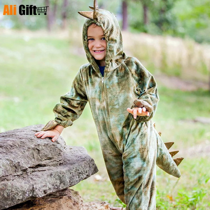 Новый тираннозавр Динозавр Детский Юрский Мир Хэллоуин Косплей Костюм шоу